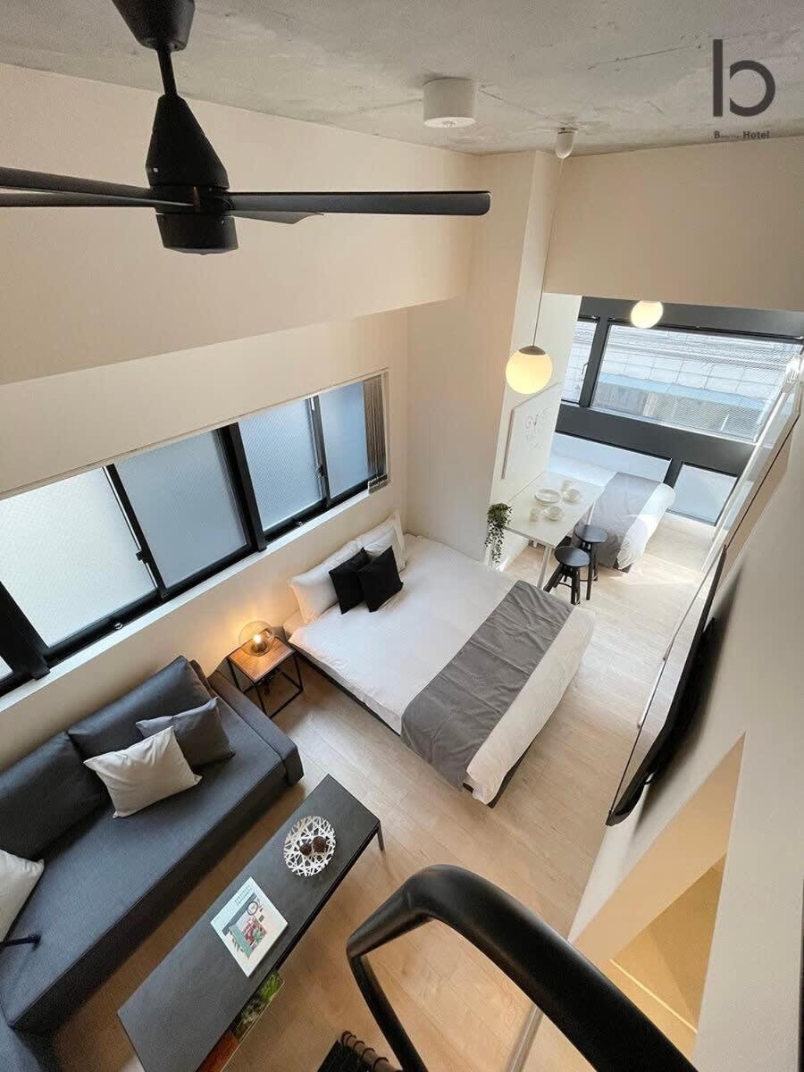 Bhotel Nekoyard - Stylish Loft Studio Steps From Peace Park هيروشيما المظهر الخارجي الصورة